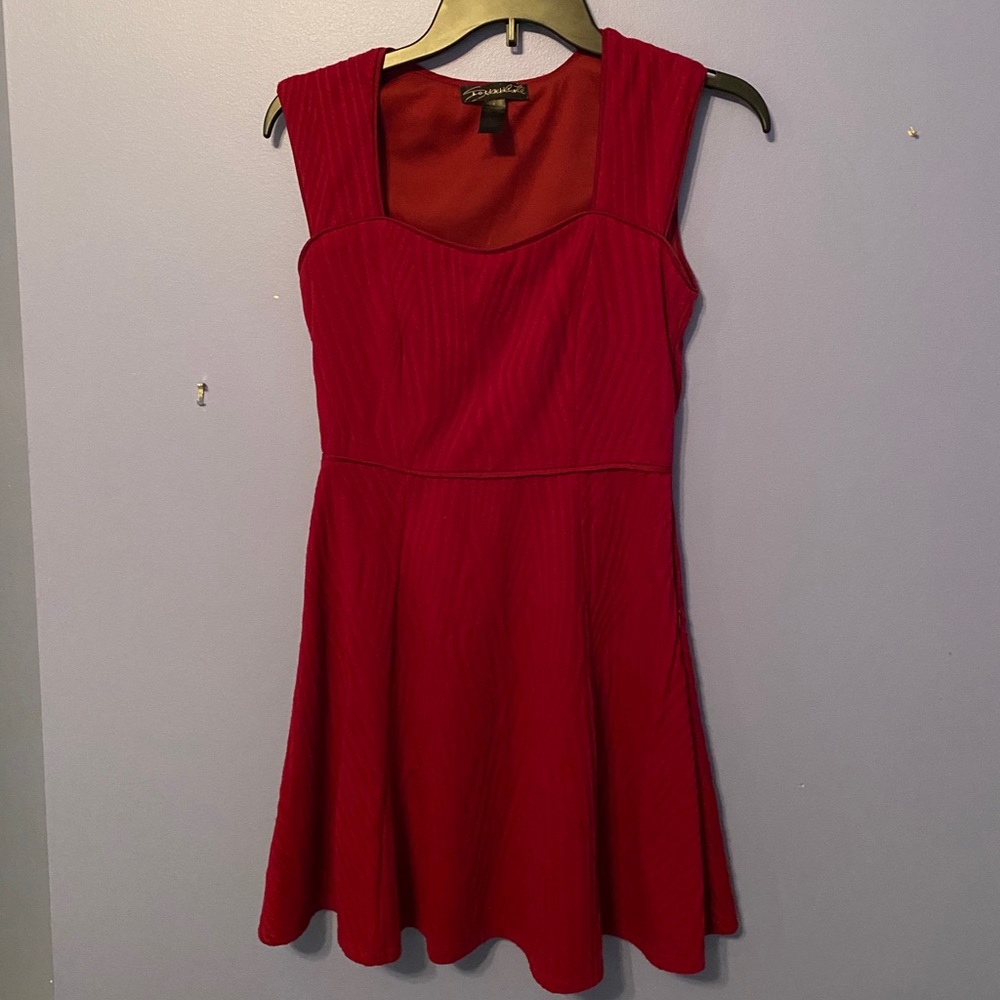 Maroon mini dress